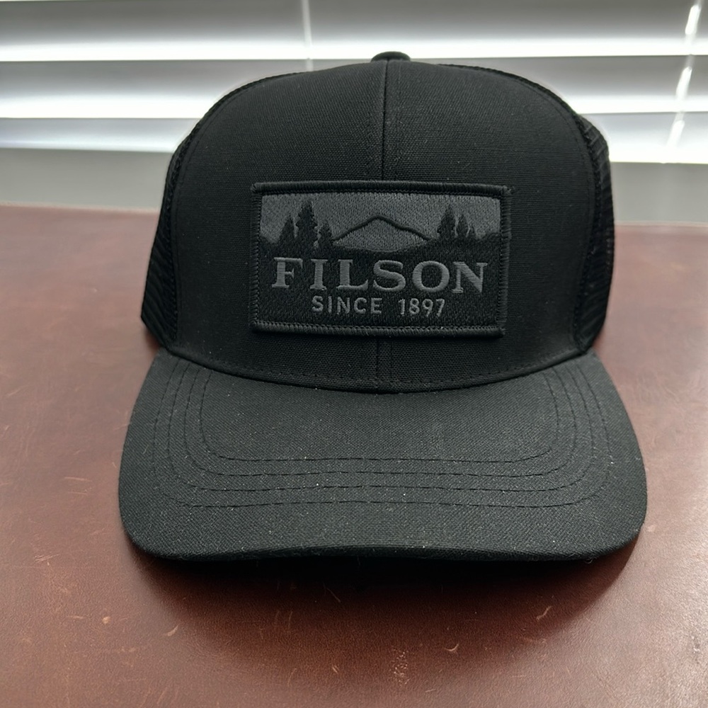 Folsom Waxed Canvas OS hat Black